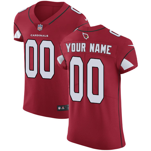 Men's Arizona Cardinals Red Team Color Vapor Untouchable Custom Elite NFL Stitched Jersey